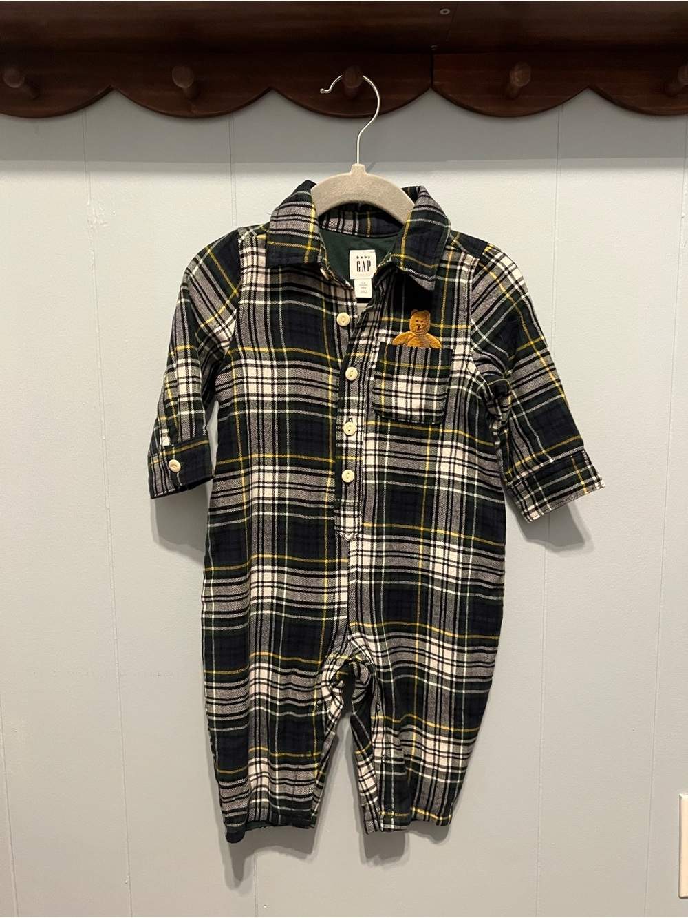 GAP Plaid Flannel One-Piece